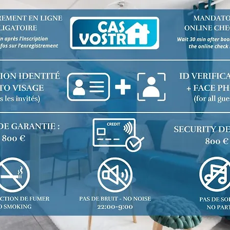 In The Sky - Casa Vostra - Caution 800 Eur & Id Requises - Proche Tramway-frontiere * Ambilly